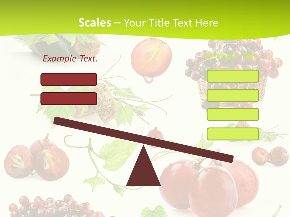 Dessert Winemaker Grape PowerPoint Template