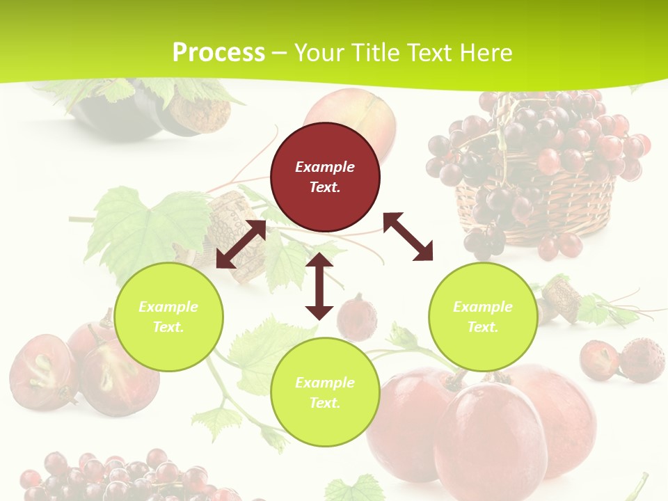 Dessert Winemaker Grape PowerPoint Template