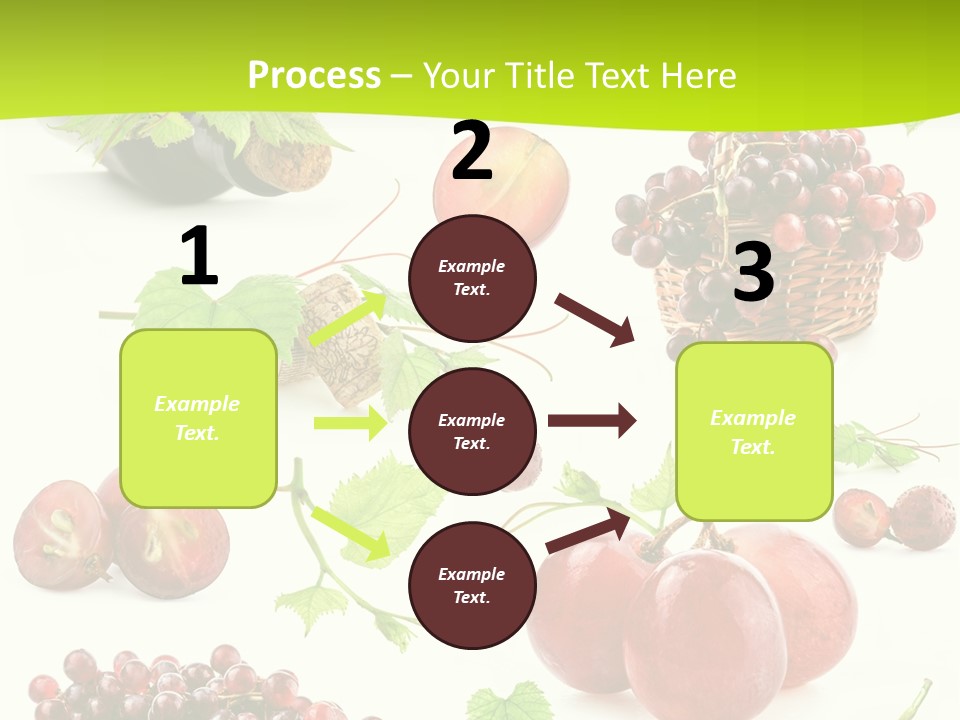 Dessert Winemaker Grape PowerPoint Template