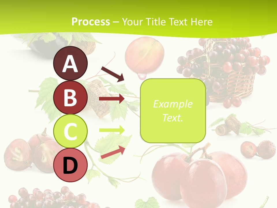 Dessert Winemaker Grape PowerPoint Template