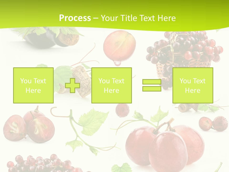 Dessert Winemaker Grape PowerPoint Template