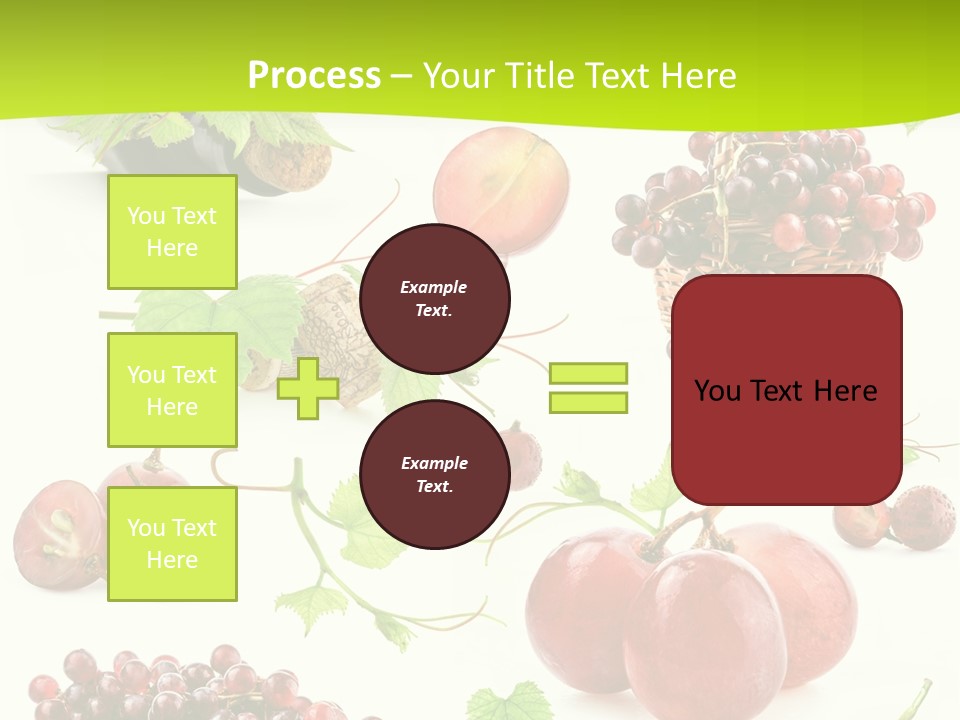 Dessert Winemaker Grape PowerPoint Template