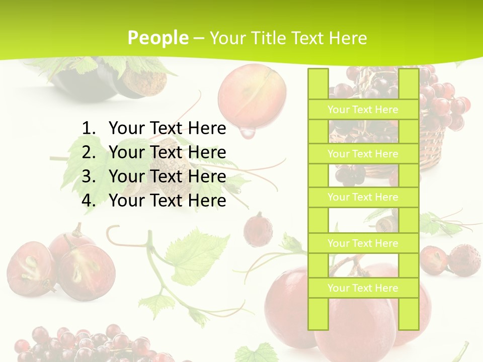 Dessert Winemaker Grape PowerPoint Template