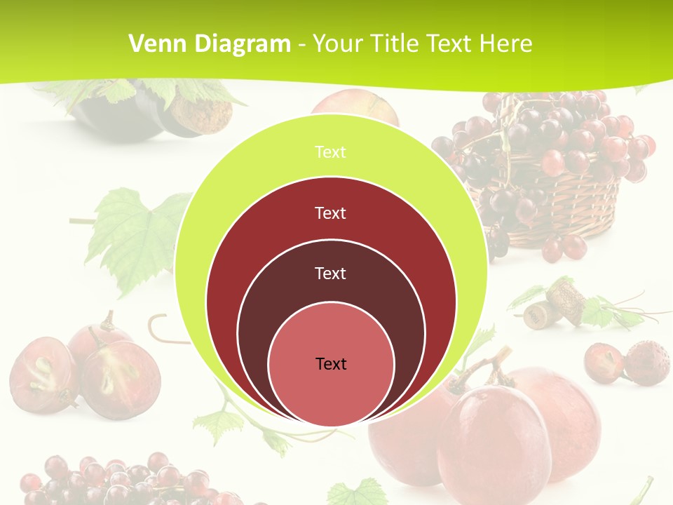 Dessert Winemaker Grape PowerPoint Template