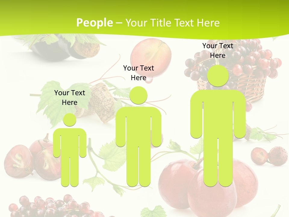 Dessert Winemaker Grape PowerPoint Template