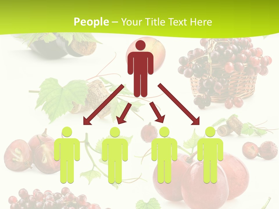 Dessert Winemaker Grape PowerPoint Template