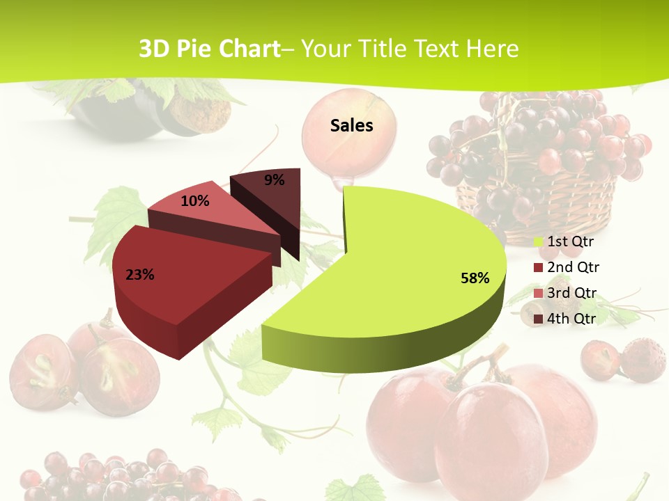 Dessert Winemaker Grape PowerPoint Template