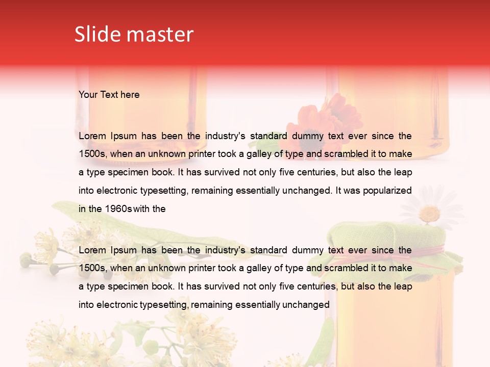 Curative Food Golden PowerPoint Template