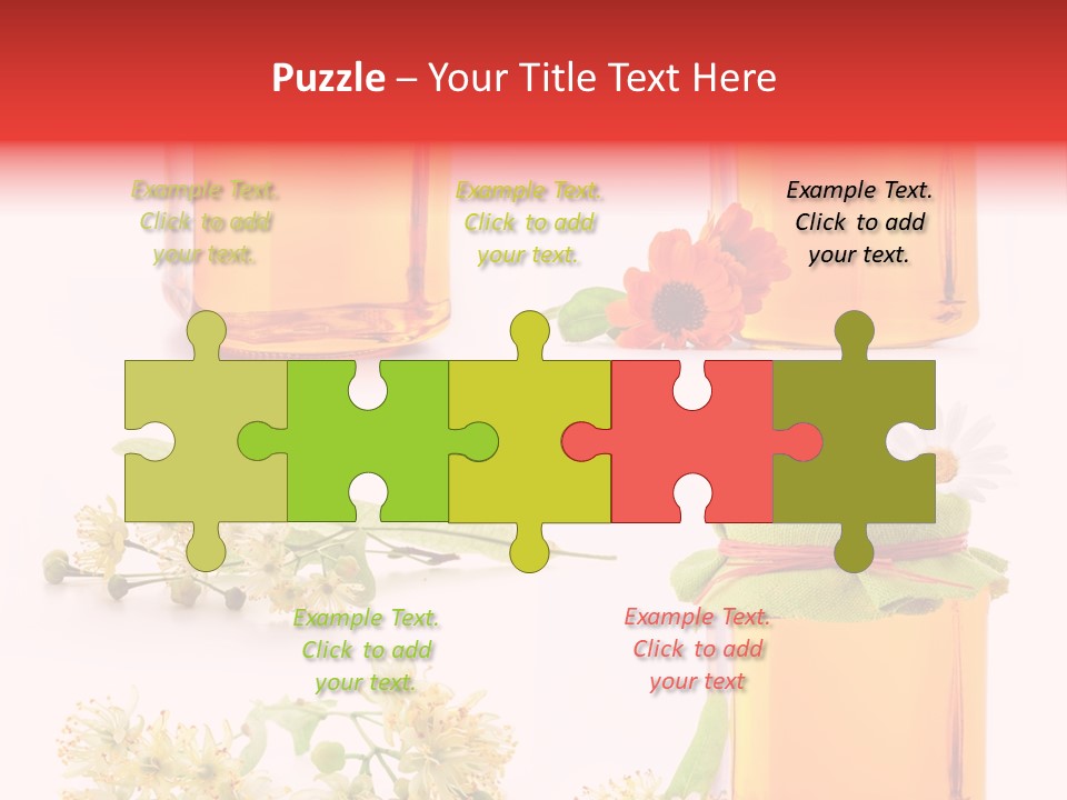 Curative Food Golden PowerPoint Template