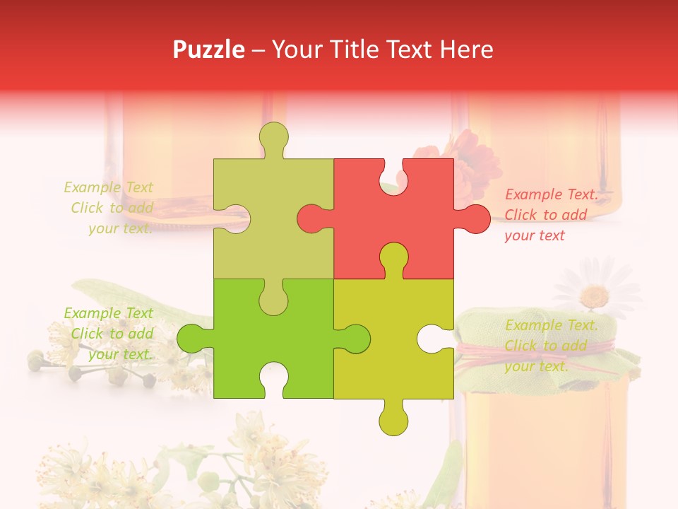 Curative Food Golden PowerPoint Template