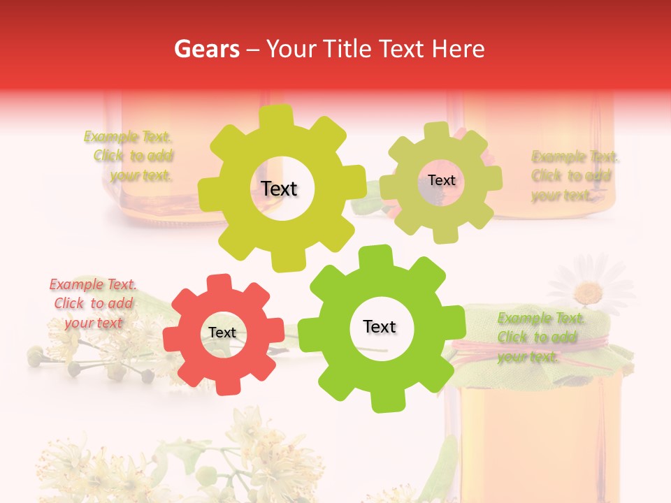 Curative Food Golden PowerPoint Template