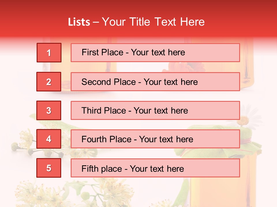 Curative Food Golden PowerPoint Template