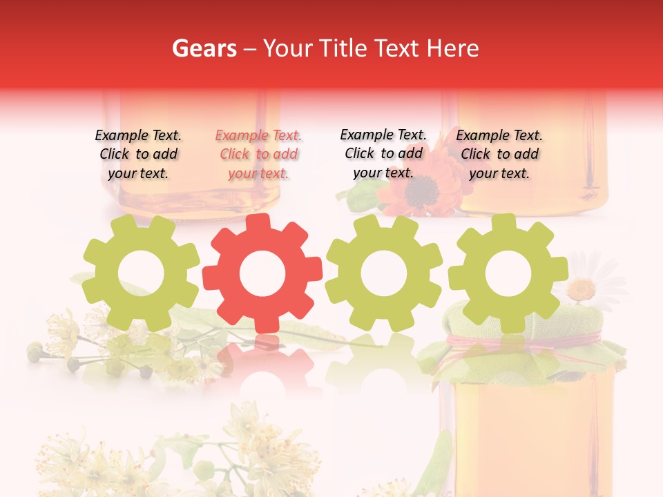 Curative Food Golden PowerPoint Template