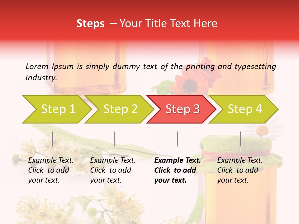 Curative Food Golden PowerPoint Template