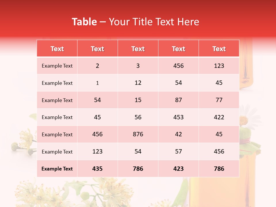 Curative Food Golden PowerPoint Template