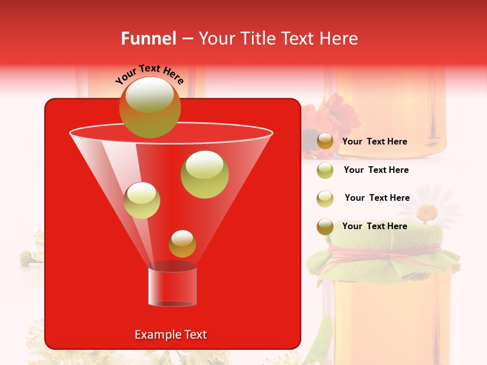 Curative Food Golden PowerPoint Template