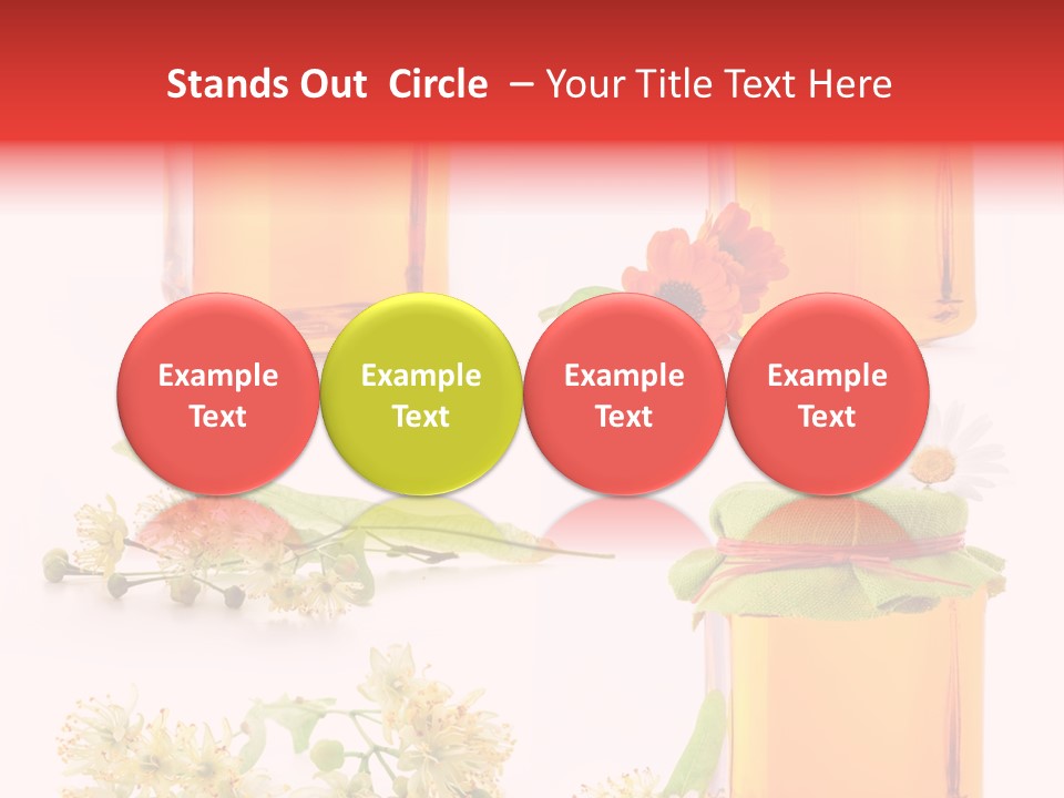 Curative Food Golden PowerPoint Template