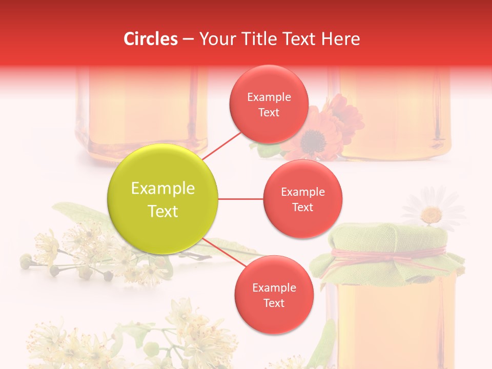 Curative Food Golden PowerPoint Template