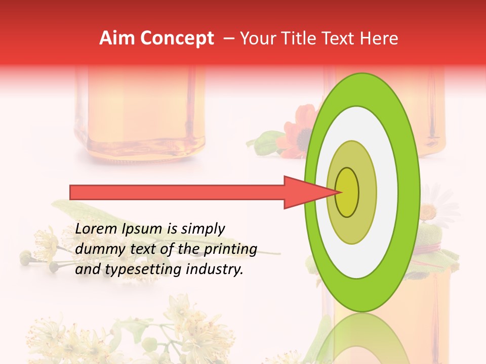 Curative Food Golden PowerPoint Template