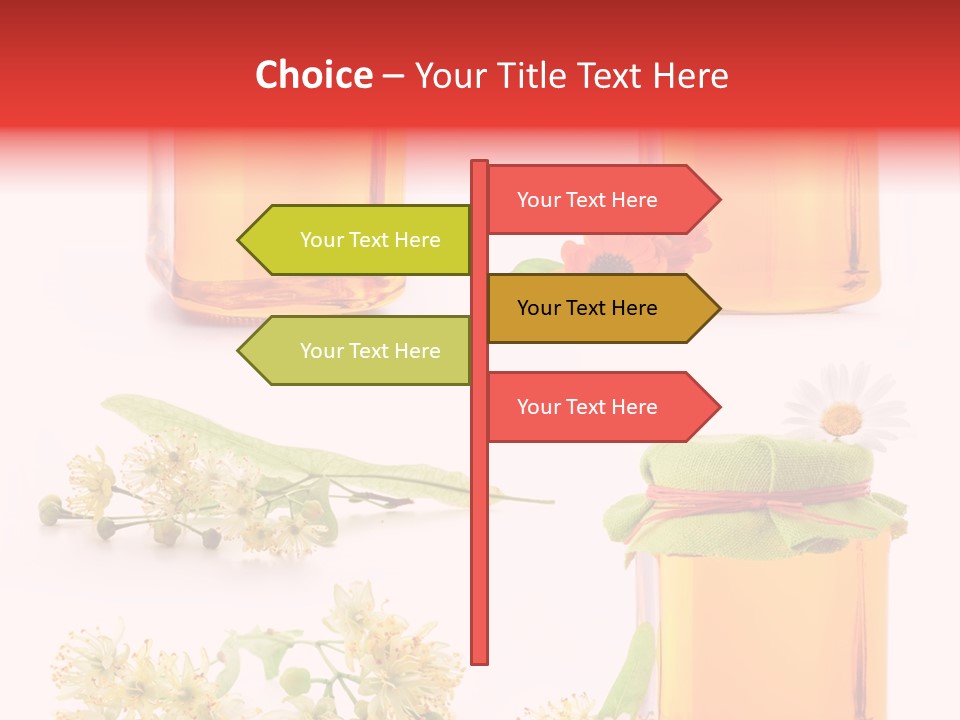 Curative Food Golden PowerPoint Template