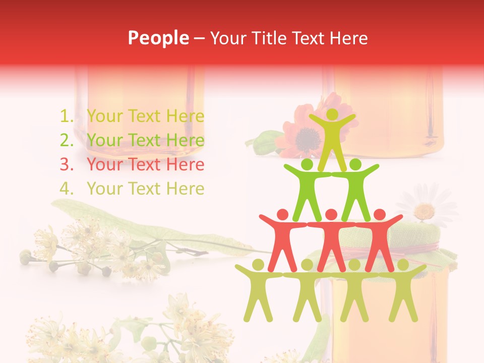 Curative Food Golden PowerPoint Template