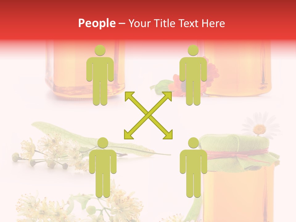 Curative Food Golden PowerPoint Template