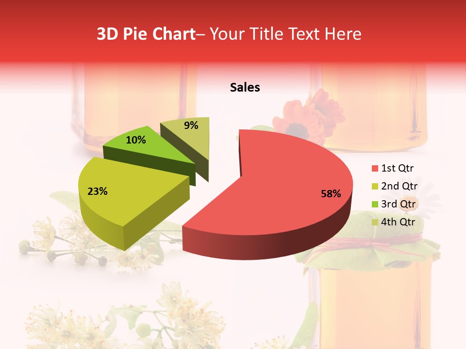 Curative Food Golden PowerPoint Template