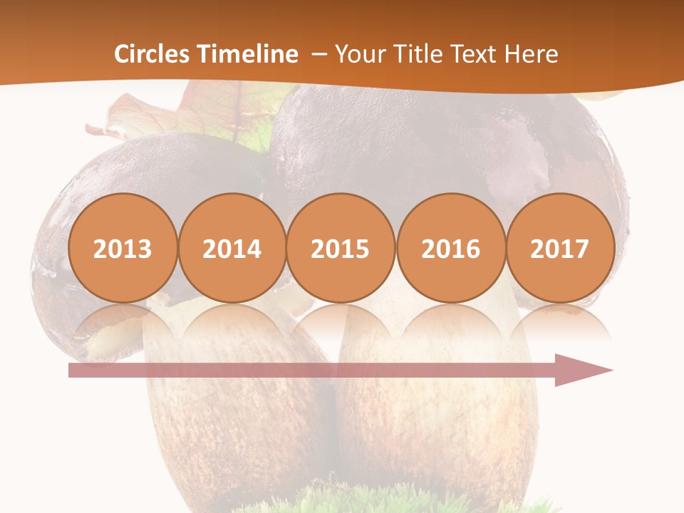 Isolated Eatable Leaf PowerPoint Template