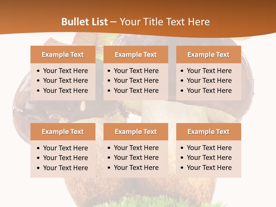 Isolated Eatable Leaf PowerPoint Template