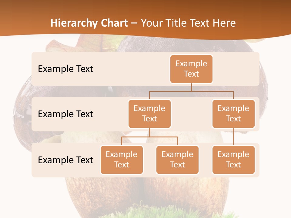 Isolated Eatable Leaf PowerPoint Template
