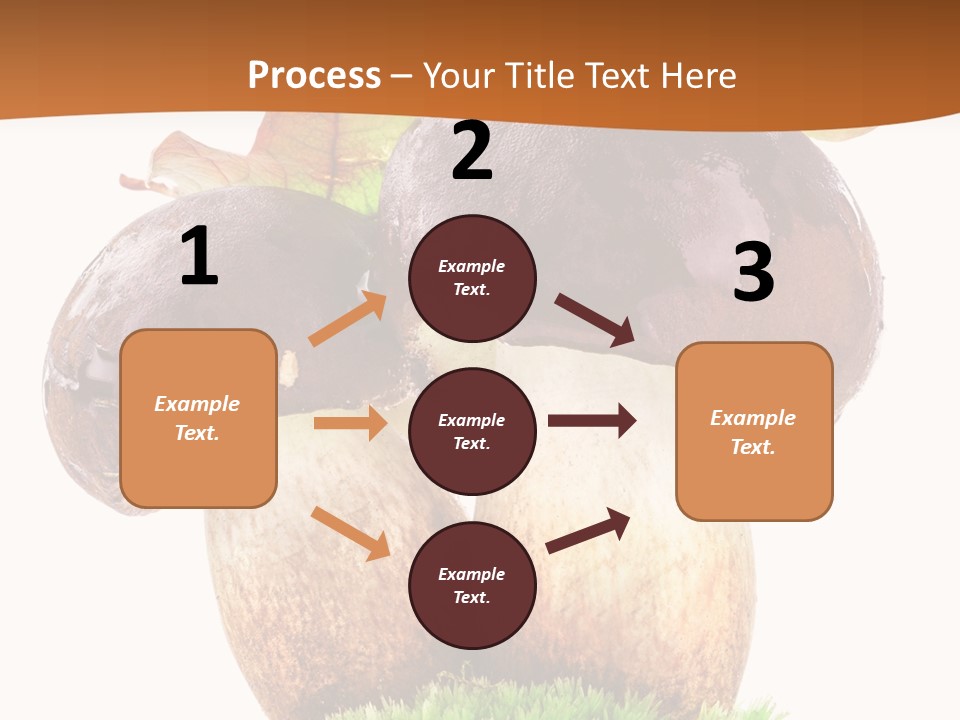 Isolated Eatable Leaf PowerPoint Template