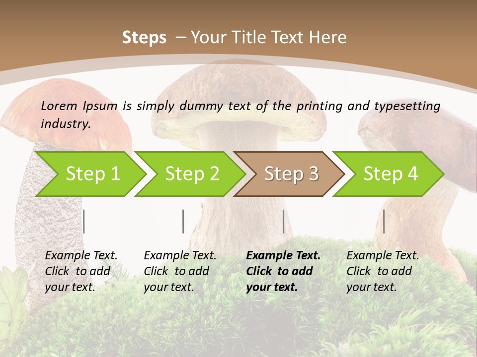 Ripe Chestnut Food PowerPoint Template