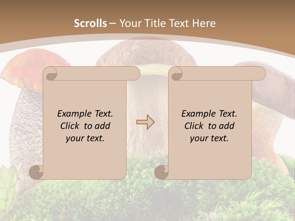 Ripe Chestnut Food PowerPoint Template