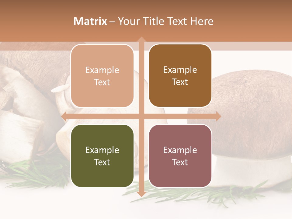 Parsley Meal Composition PowerPoint Template