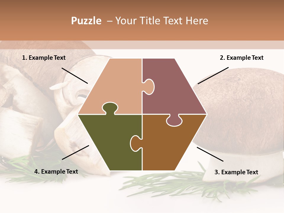 Parsley Meal Composition PowerPoint Template