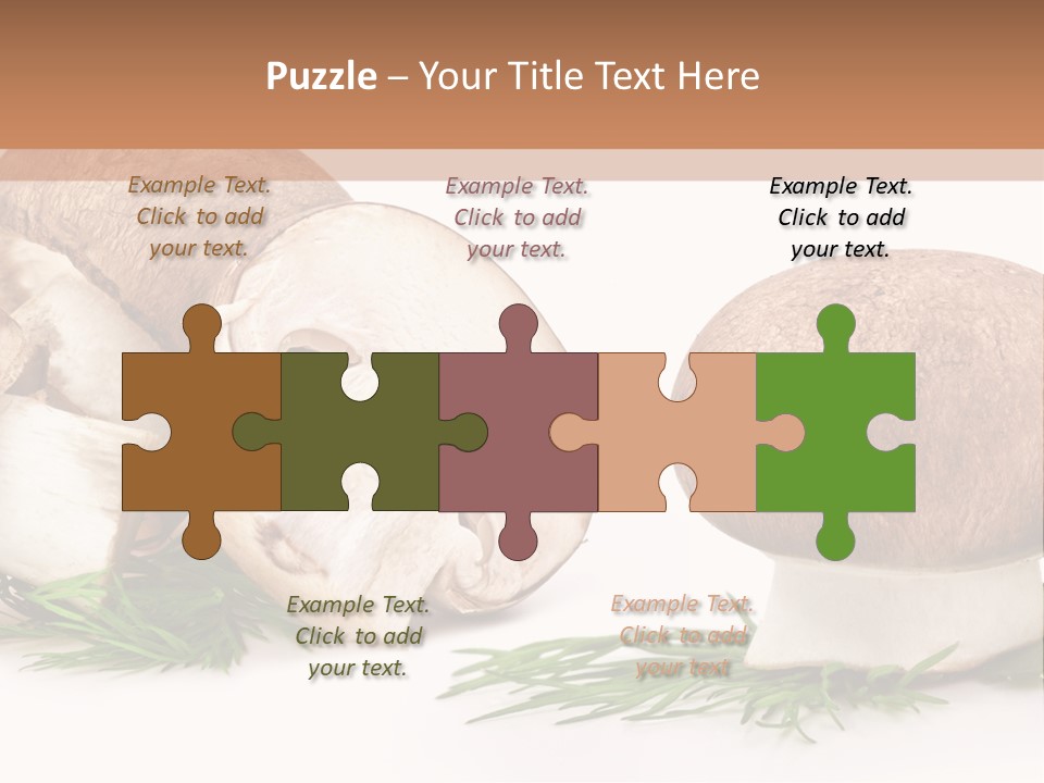 Parsley Meal Composition PowerPoint Template