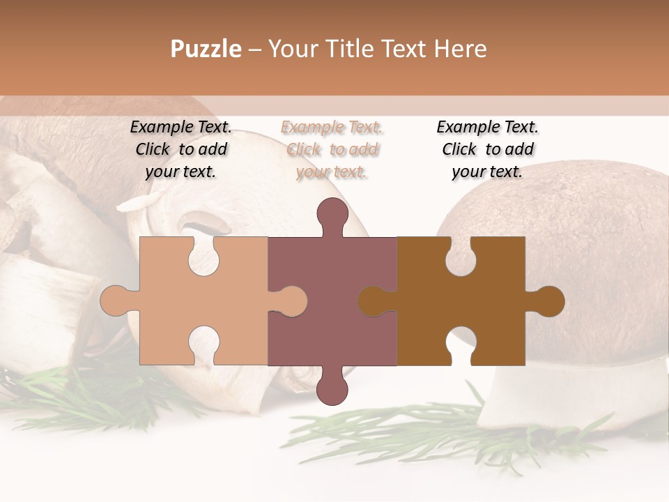 Parsley Meal Composition PowerPoint Template