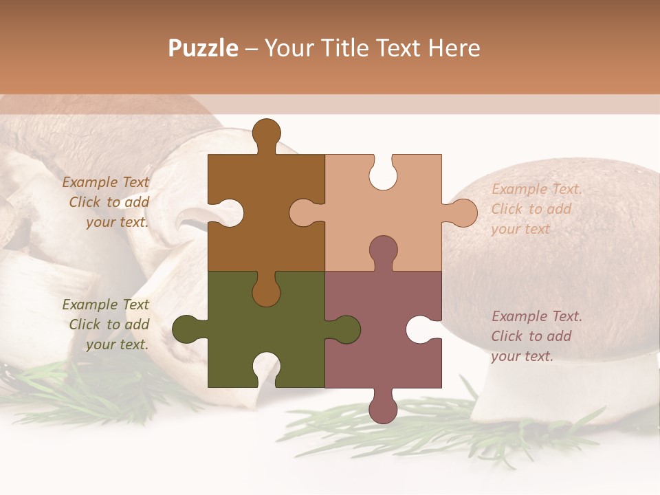 Parsley Meal Composition PowerPoint Template