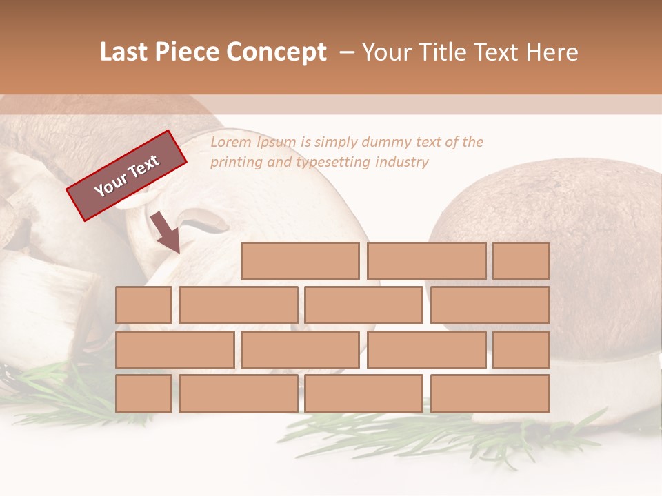 Parsley Meal Composition PowerPoint Template