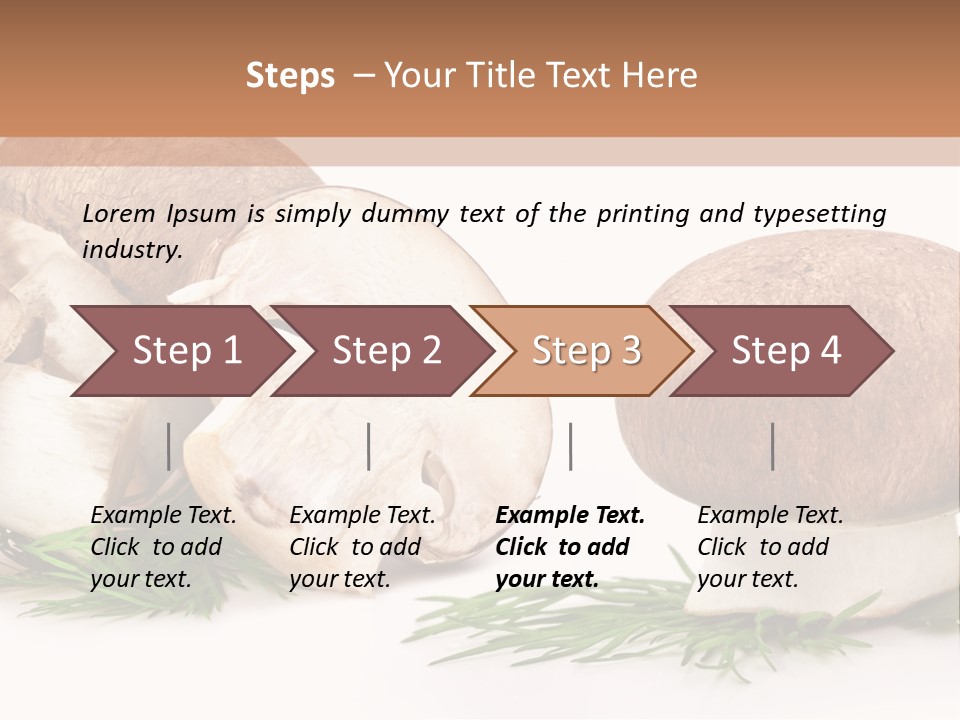 Parsley Meal Composition PowerPoint Template