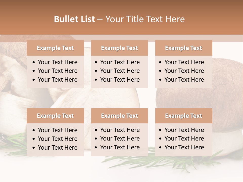 Parsley Meal Composition PowerPoint Template