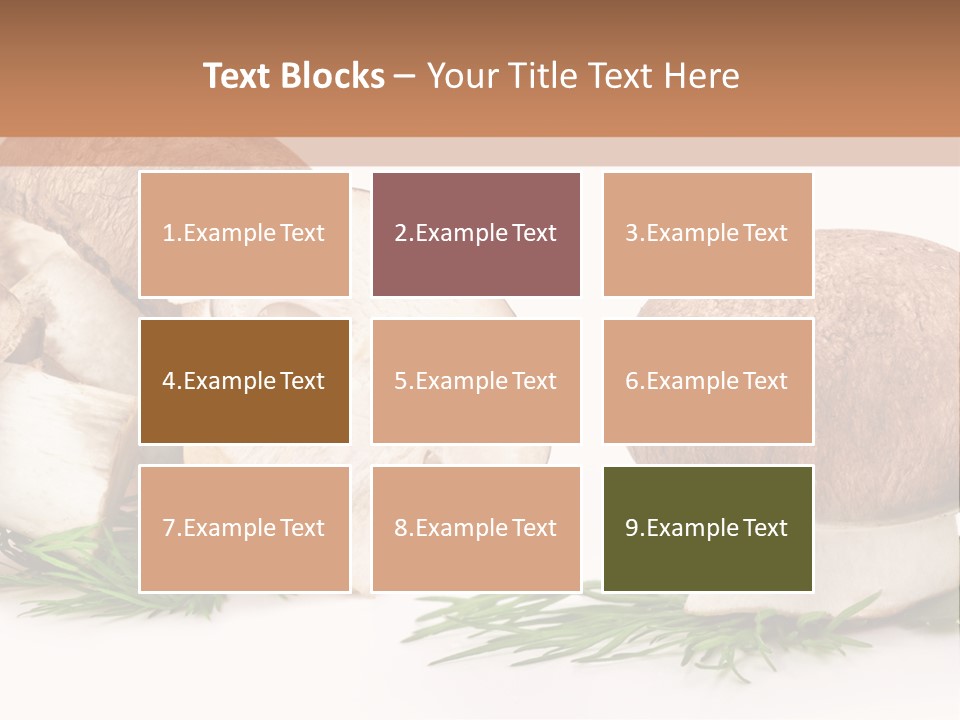 Parsley Meal Composition PowerPoint Template