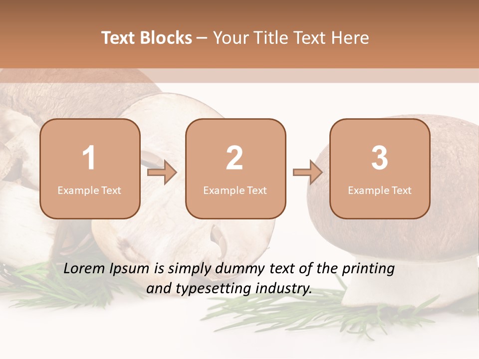 Parsley Meal Composition PowerPoint Template