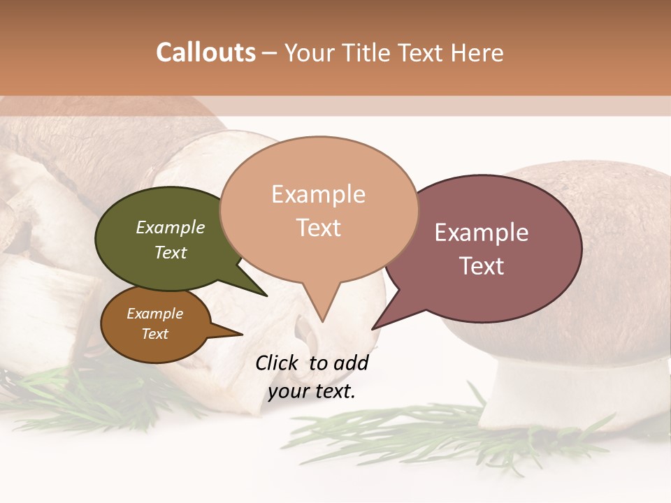 Parsley Meal Composition PowerPoint Template