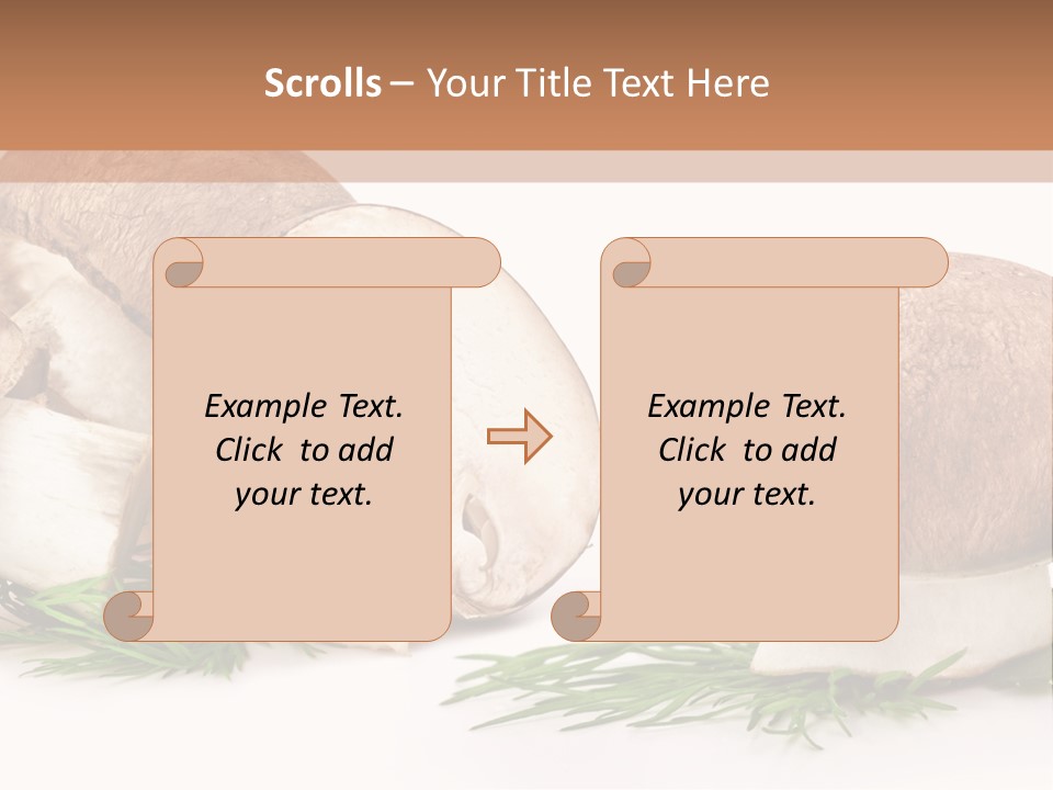 Parsley Meal Composition PowerPoint Template