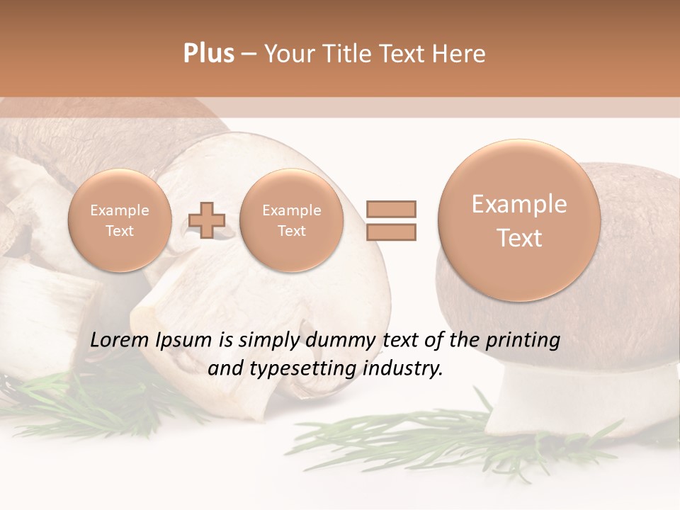 Parsley Meal Composition PowerPoint Template