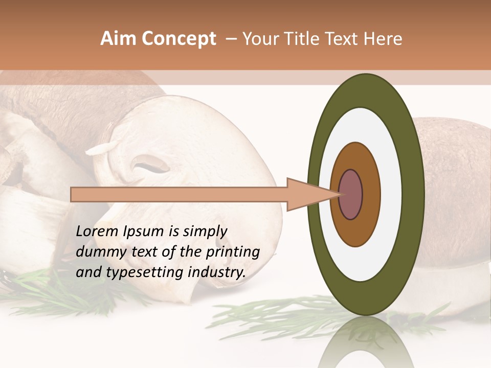 Parsley Meal Composition PowerPoint Template