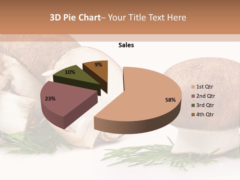 Parsley Meal Composition PowerPoint Template