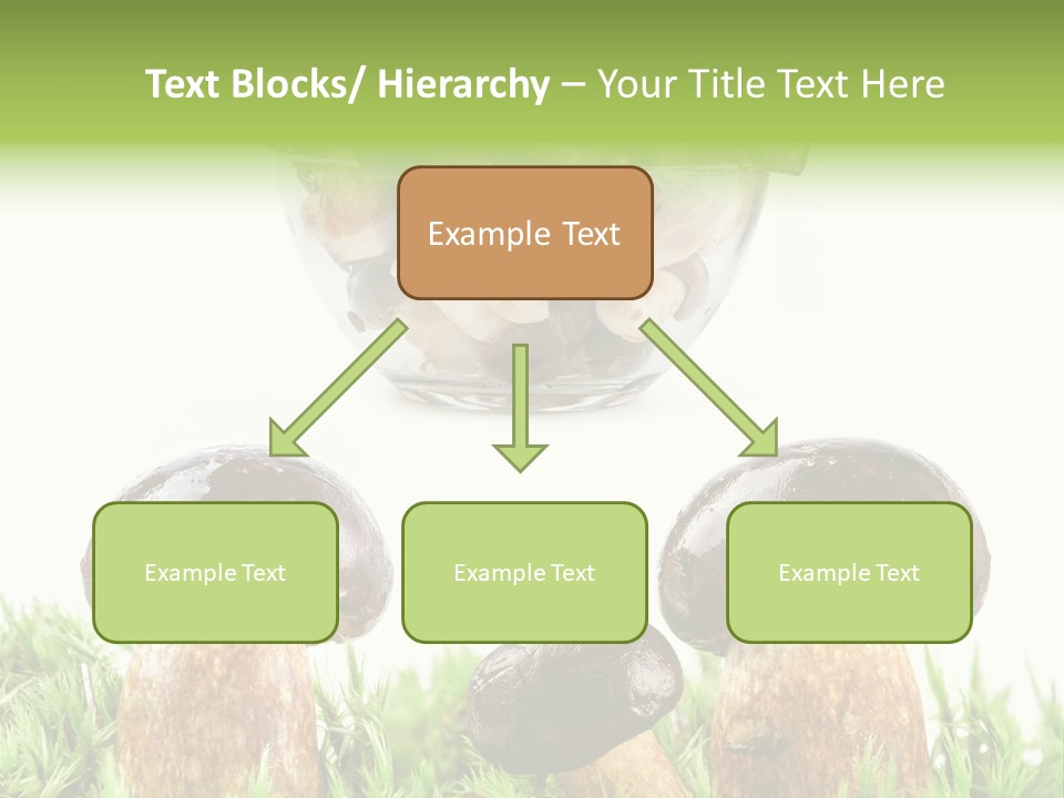 White Cap Dish PowerPoint Template