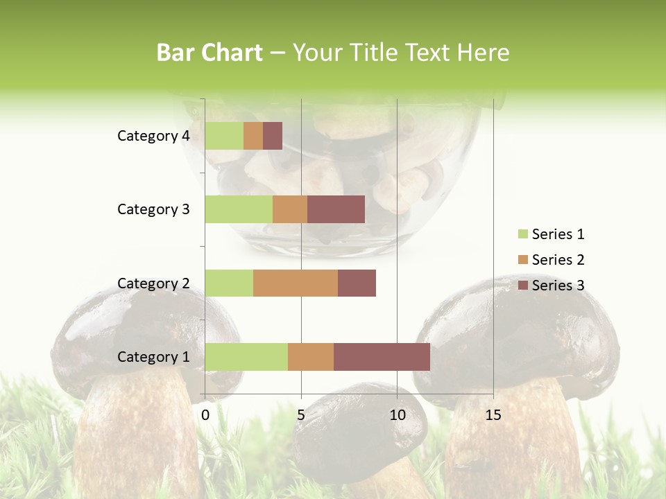White Cap Dish PowerPoint Template